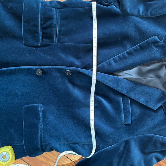 J.Crew Blue Velvet Schoolboy Blazer 6T - Picture 8 of 9